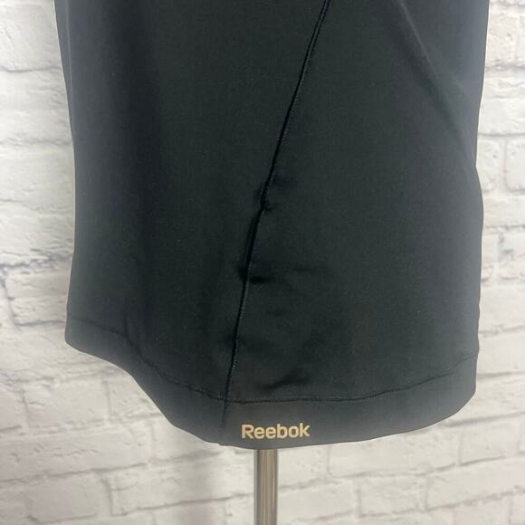 Rebook Play Dry Black Sports T-Shirt Women Size Medium - Picture 6 of 6